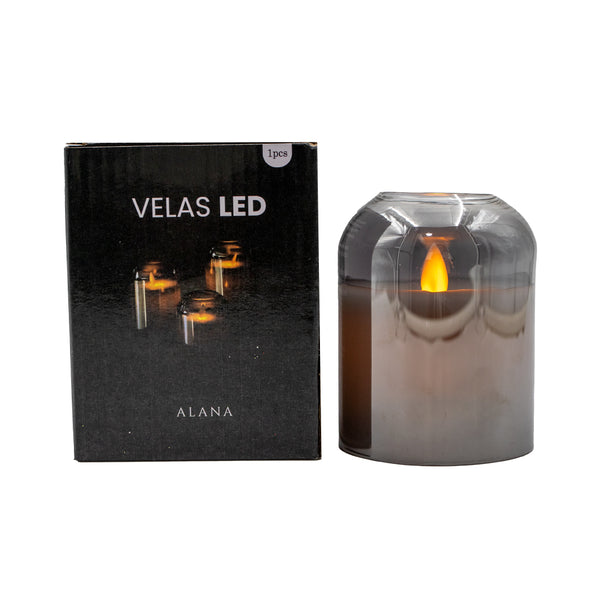 Velas LED en vidrio
