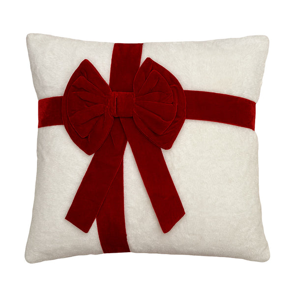 Funda Navideña Moño Rojo SIN RELLENO