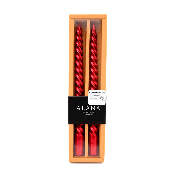 Set x 2 Velas Navideñas