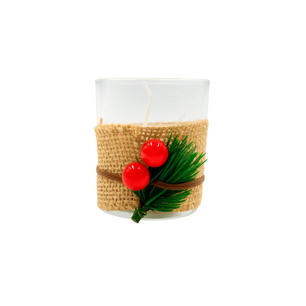 Velas Navideñas en Vidrio