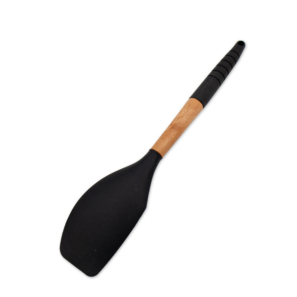 Espatula en silicona mango en madera