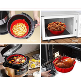Molde de silicona mediano circular antiadherente para Air Fryer